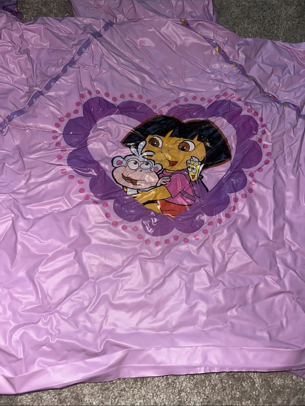 Nickelodeon Purple Dora the Explorer Kids Raincoat